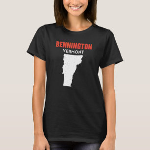 Bennington Vermont USA State America Travel Vermon T-Shirt