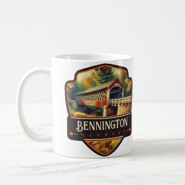 Bennington, Vermont | Vintage Coffee Mug (Left)