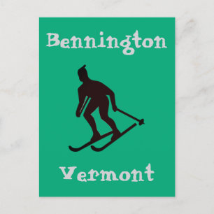 Bennington, VT (Green Mountains Apres Ski Village) Holiday Postcard