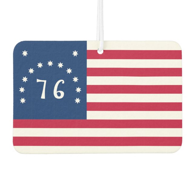 Bennington's Banner: The 76 American Battle Flag Air Freshener (Front)