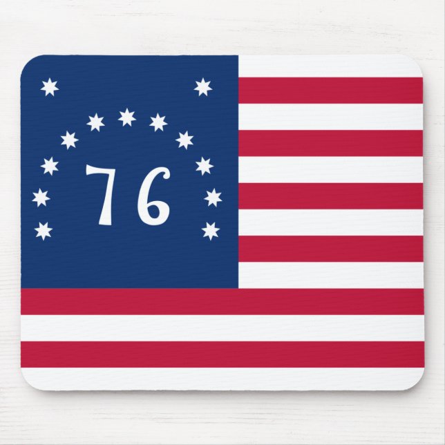 Bennington's Banner: The 76 American Battle Flag Mouse Pad (Front)