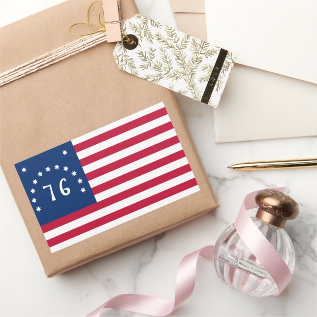 Bennington's Banner: The 76 American Battle Flag Sticker (Gifting)
