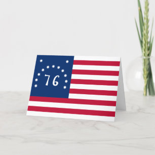 Bennington's Banner: The 76 American Battle Flag Thank You Card