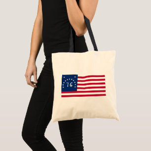 Bennington's Banner: The 76 American Battle Flag Tote Bag