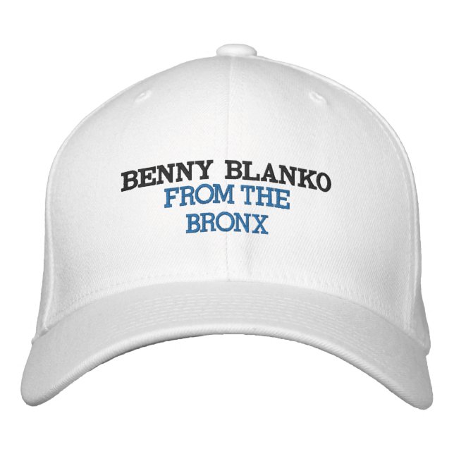 Benny Blanco from the Bronx Embroidered Hat (Front)