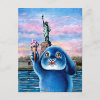 Benny Blue - Carte postale de la Statue de la Libe