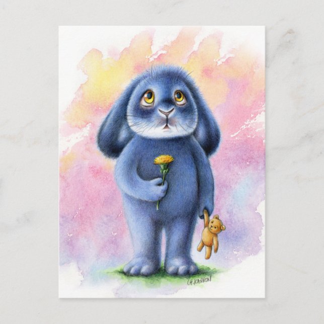 Benny Blue - Sorry Postcard (Front)