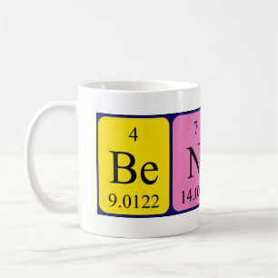 Benny periodic table name mug