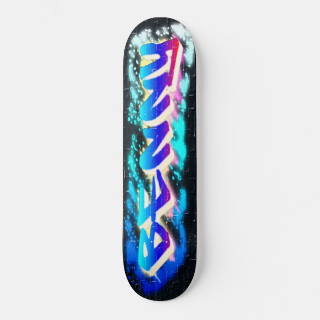 BENNY Personalized Customized Graffiti Skateboard (Front)
