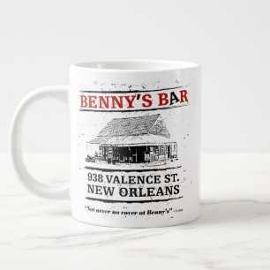 Benny's Bar New Orleans Large Coffee Mug