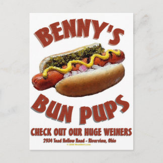 Benny's Bun Pups Postcard