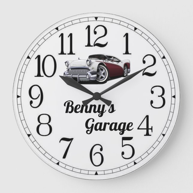 Benny's Classic Car Garage Grande Horloge (Recto)