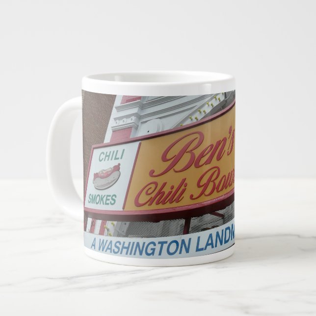 Ben's Chili Bowl: Iconic DC landmark Large Coffee Mug (Front Left)