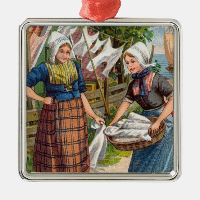 Bensdorp's Royal Dutch Cocoa Metal Ornament (Front)