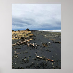 Benson Beach, Cape Disappointment, WA Poster