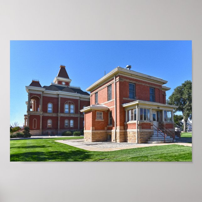 Bent County Jail and Courthouse, Colorado Poster (Front)