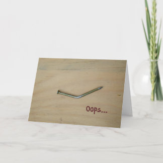 Bent Nail Card