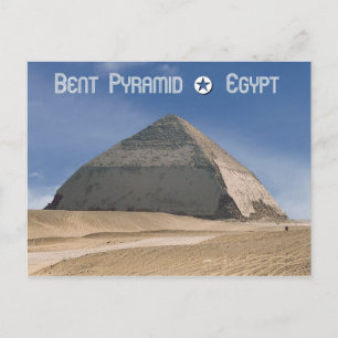 Bent Pyramid at Dahshur, Egypt Postcard