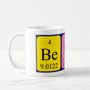 Bente periodic table name mug