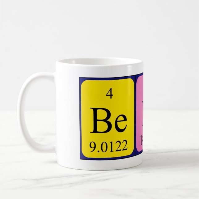 Bente tasse de nom de table périodique (Gauche)