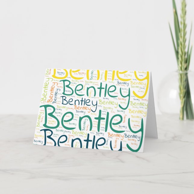 Bentley Card (Front)