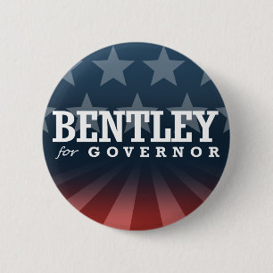 BENTLEY FOR GOVERNOR 2014 2 INCH ROUND BUTTON