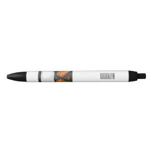 Bento cartoon illustration black ink pen
