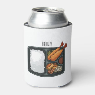 Bento cartoon illustration  can cooler