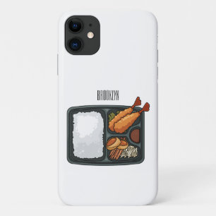 Bento cartoon illustration iPhone 11 case
