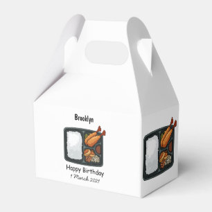 Bento cartoon illustration  favor box