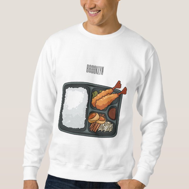 Bento cartoon illustration  sweatshirt (Front)