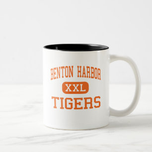 Benton Harbour - Tigers - High - Benton Harbour Two-Tone Coffee Mug