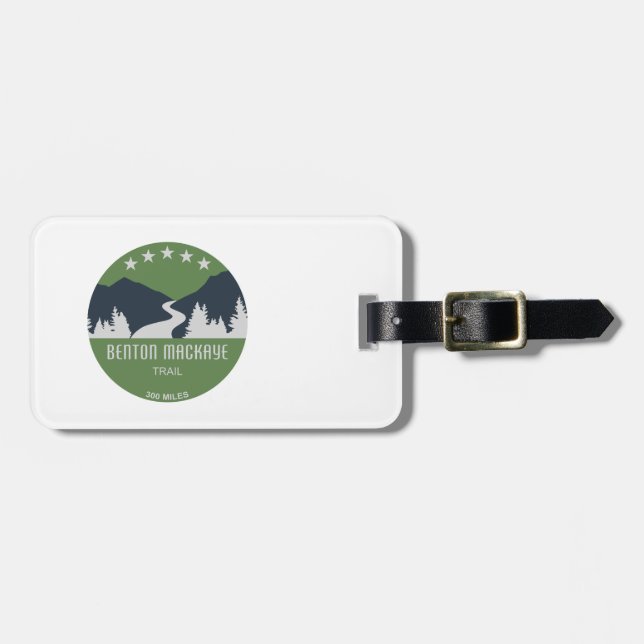 Benton MacKaye Trail Luggage Tag (Front Horizontal)