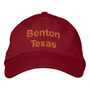 Benton texas embroidered hat