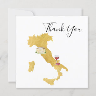 Benvenuti Italia Wedding Thank You Cards