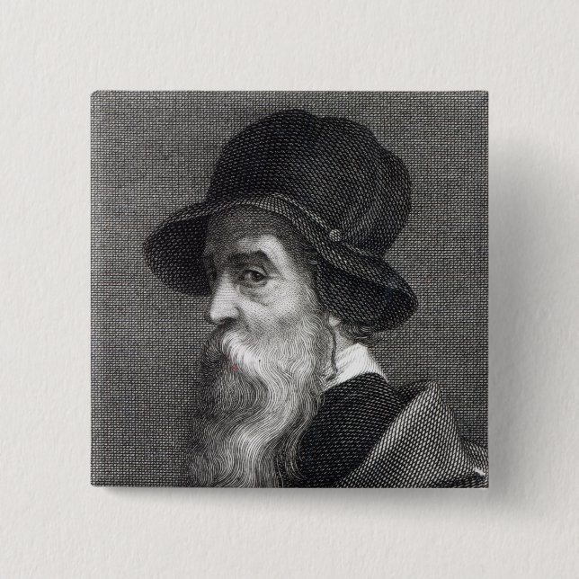 Benvenuto Cellini 2 Inch Square Button (Front)