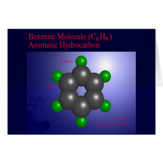 Benzene Molecule (card)
