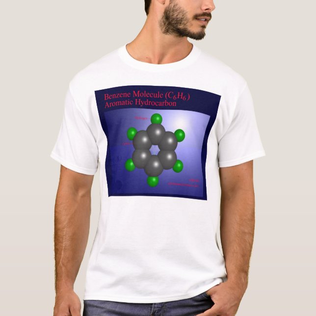 Benzene Molecule (front) T-Shirt (Front)