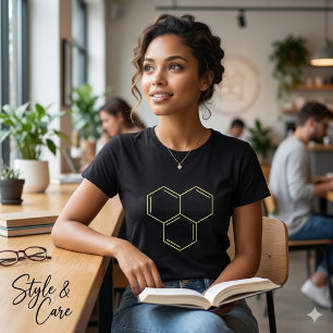 Benzene Ring Chemical Diagram mark Women's T-Shirt