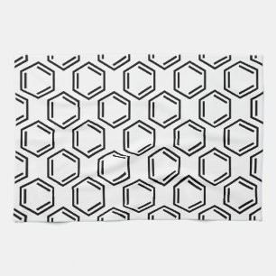 BENZENE RING SYMBOL KITCHEN TOWEL