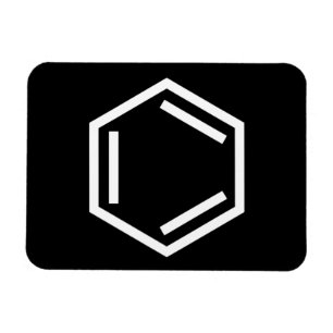 BENZENE RING SYMBOL MAGNET