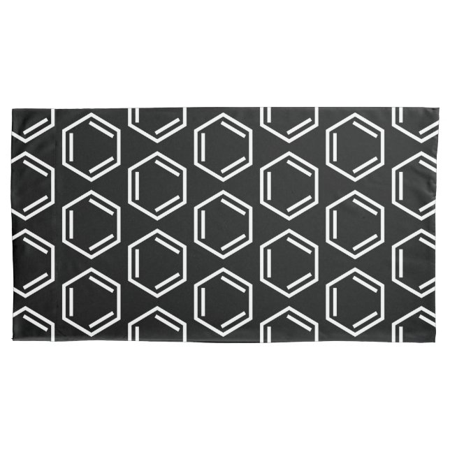 BENZENE RING SYMBOL PILLOWCASE (Front-Left)