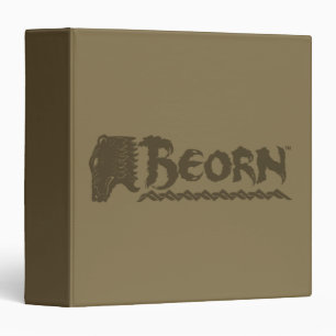 BEORN™ Bear Head Name Binder
