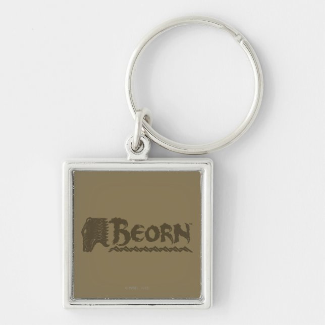BEORN™ Bear Head Name Keychain (Front)