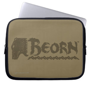 BEORN™ Bear Head Name Laptop Sleeve