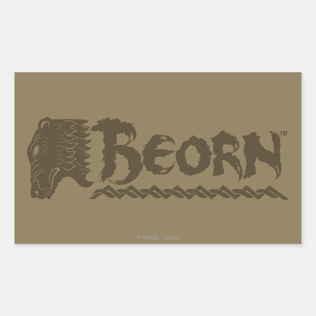 BEORN™ Bear Head Name Sticker (Front)