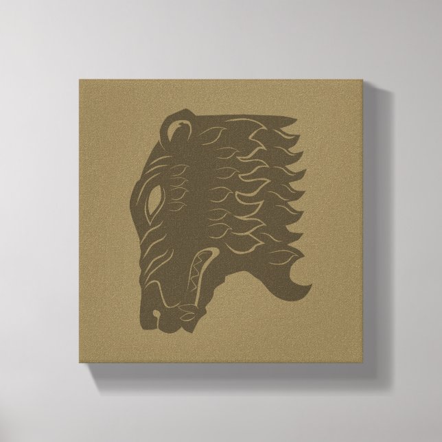 BEORN™  Bear Head Symbol Canvas Print (Front)