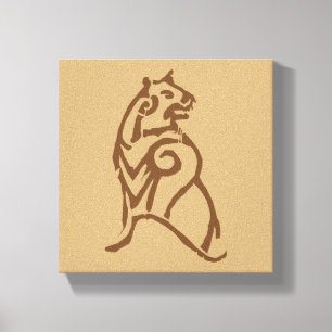 BEORN™ Bear Symbol Canvas Print