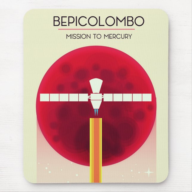 BepiColombo mission to Mercury Mouse Pad (Front)
