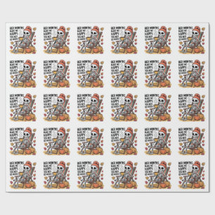Ber Months Make Me Happy You Not So Much Spooky Wrapping Paper